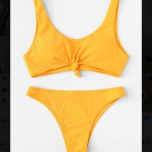 Yellow bikini